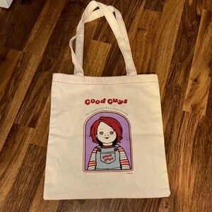 CHILD'S PLAY CHUCKY GOOD GUYS Goody Canvas Tote Bag Universal City Studios